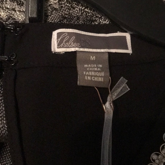 NWT Chelsea28 black top size M - Picture 4 of 5